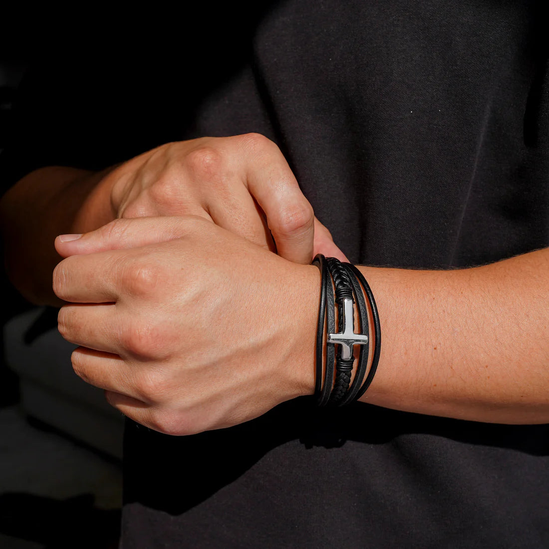 "To My Grandson" Engraved Bracelet