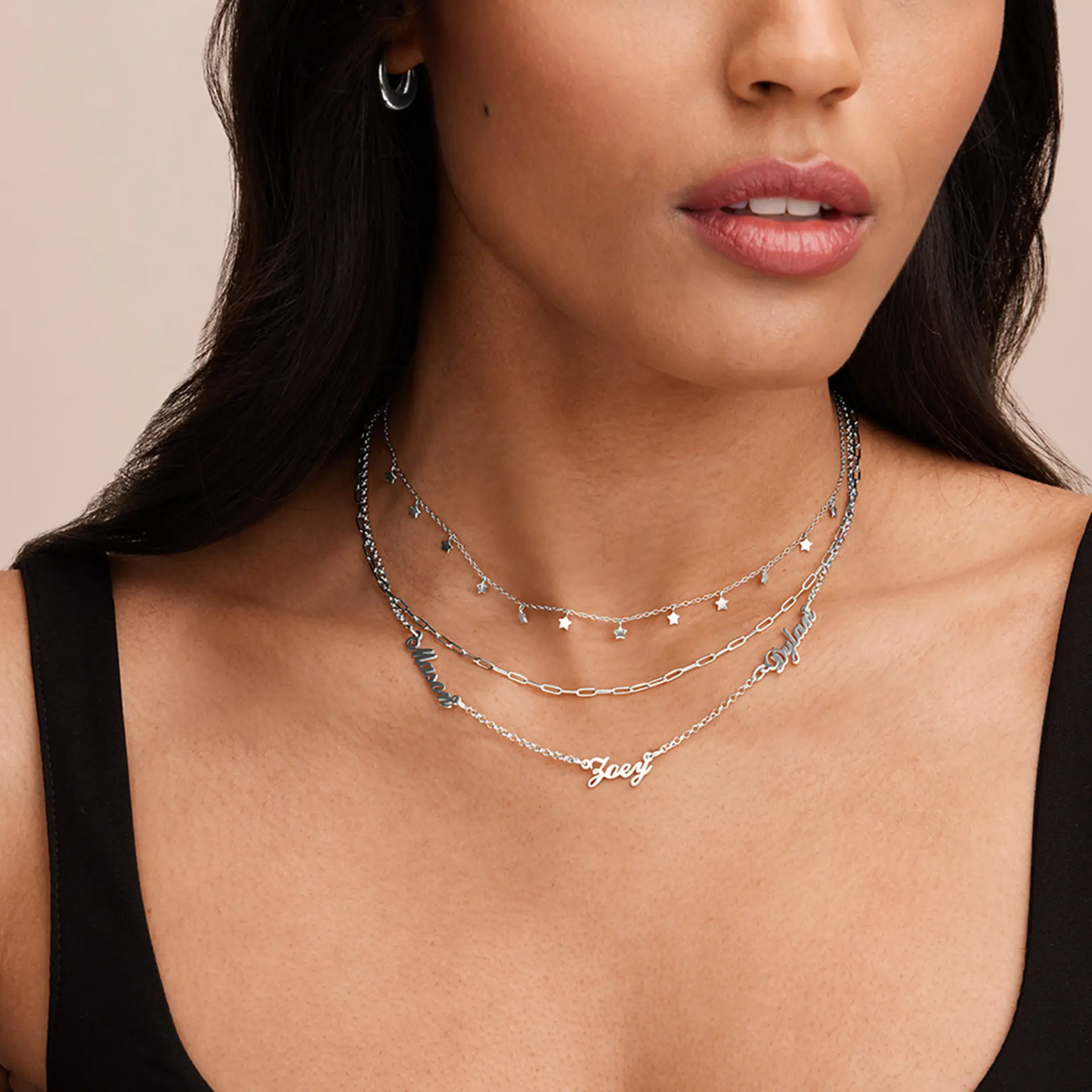 Multiple Name Necklace