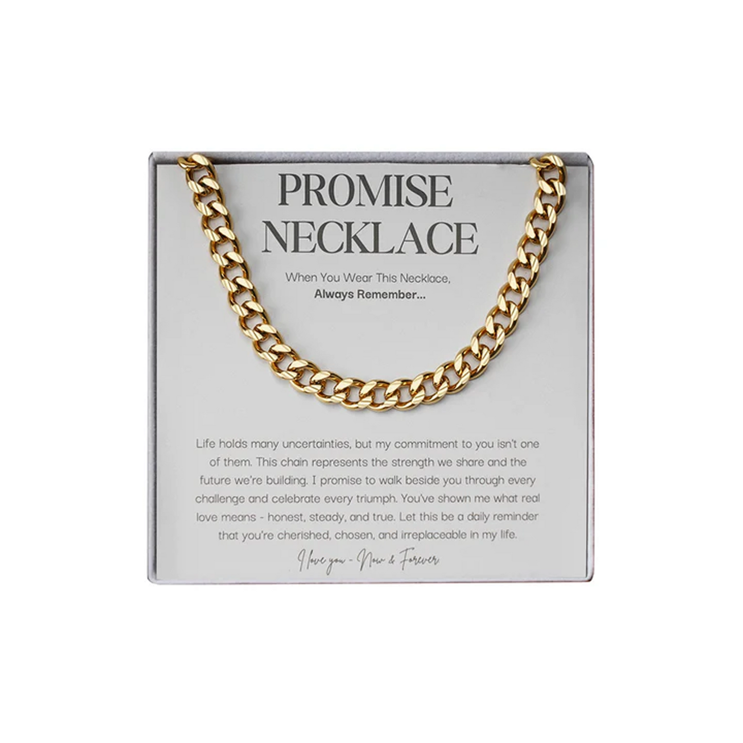 Sterling Silver Promise Necklace