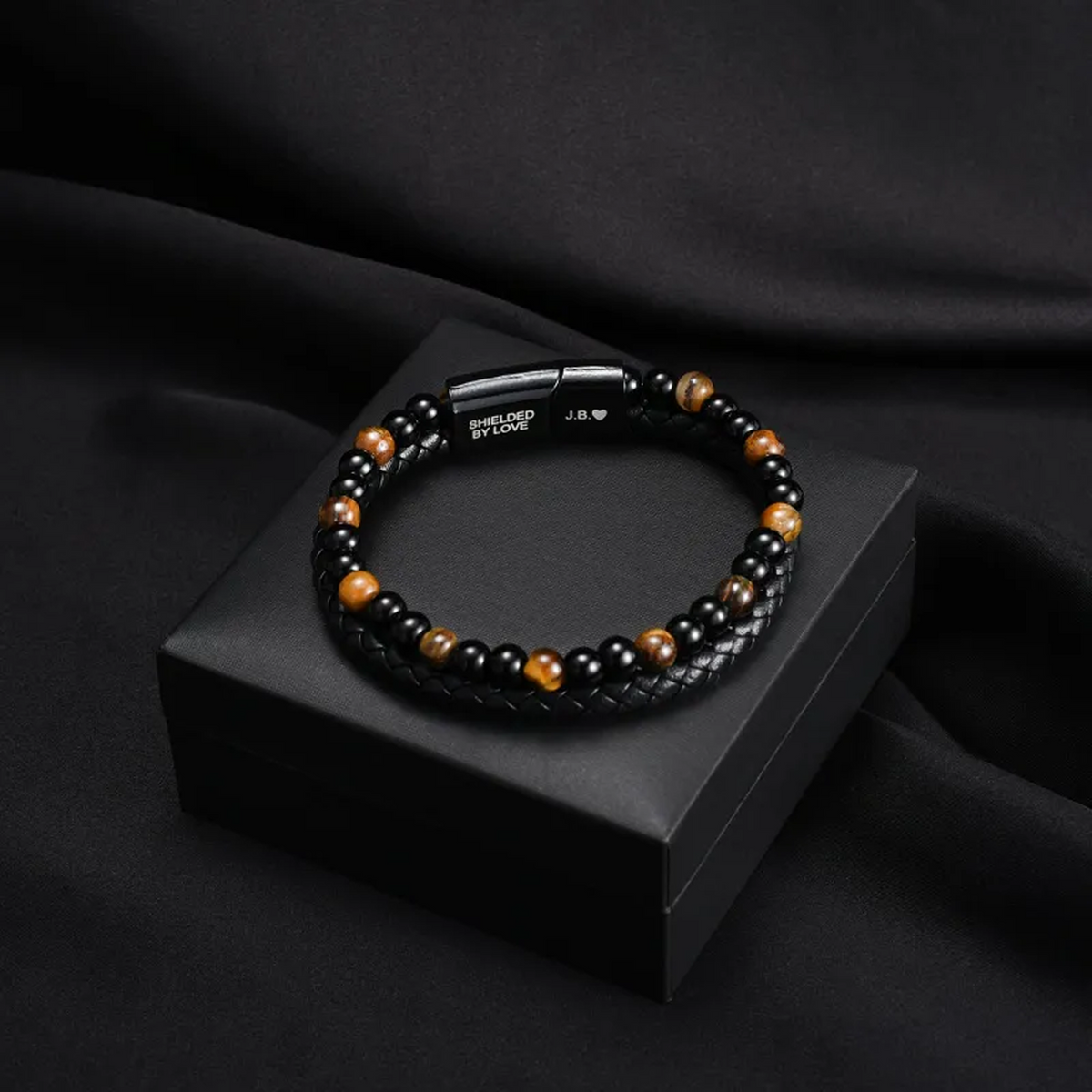 Son's Shield – Tiger Eye Bracelet