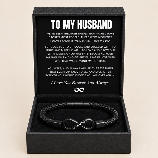 "To My Husband" Personalized Bracelet