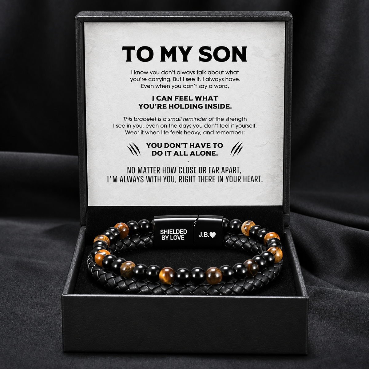 Son's Shield – Tiger Eye Bracelet