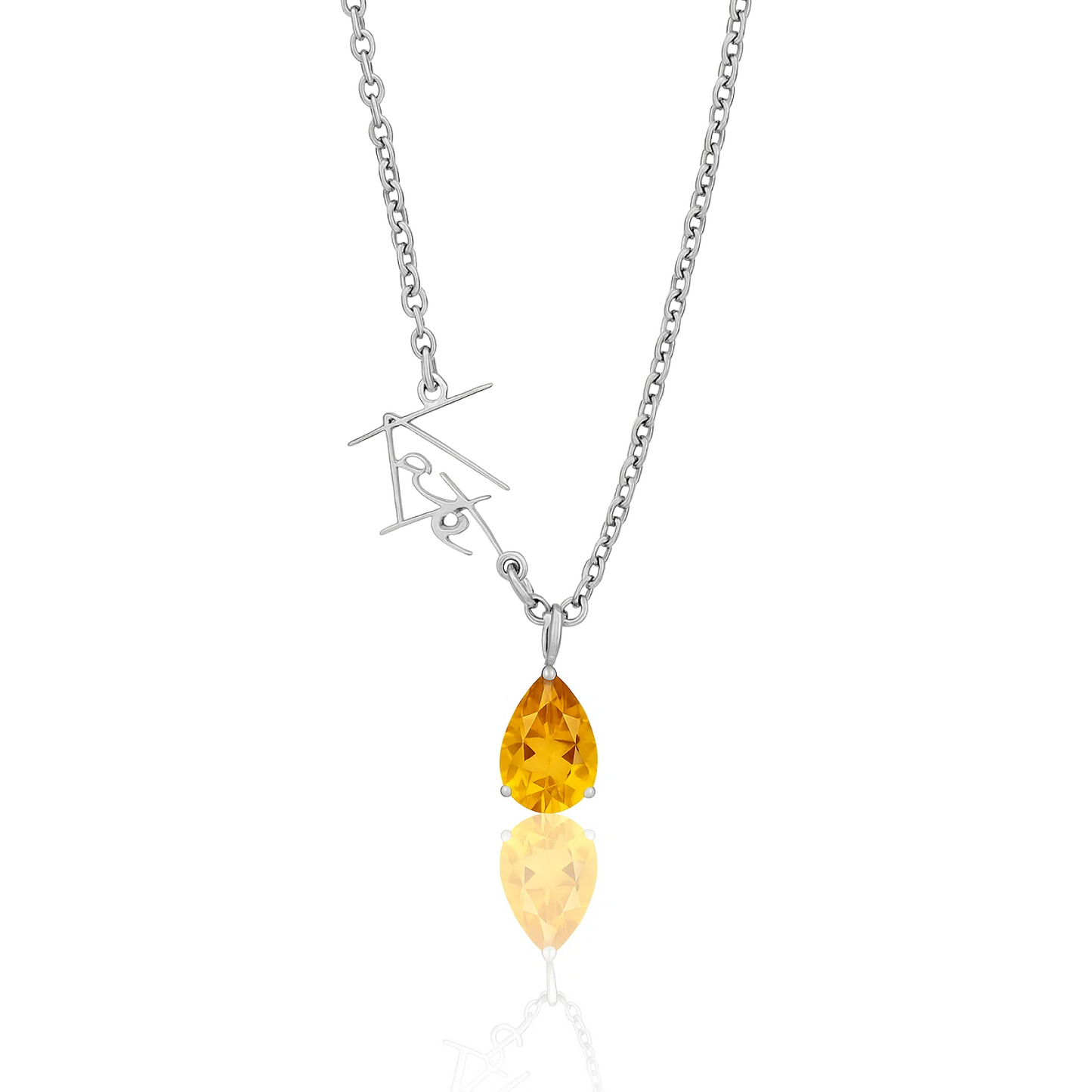 Signature Name and Birthstone Necklace