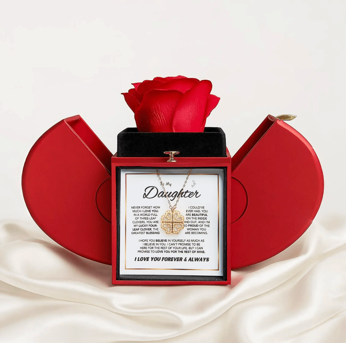 Daughter's 4-Leaf Clover Necklace