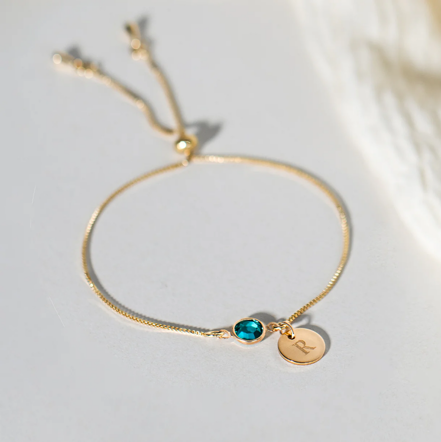 Personalized Birthstone Name Bracelet