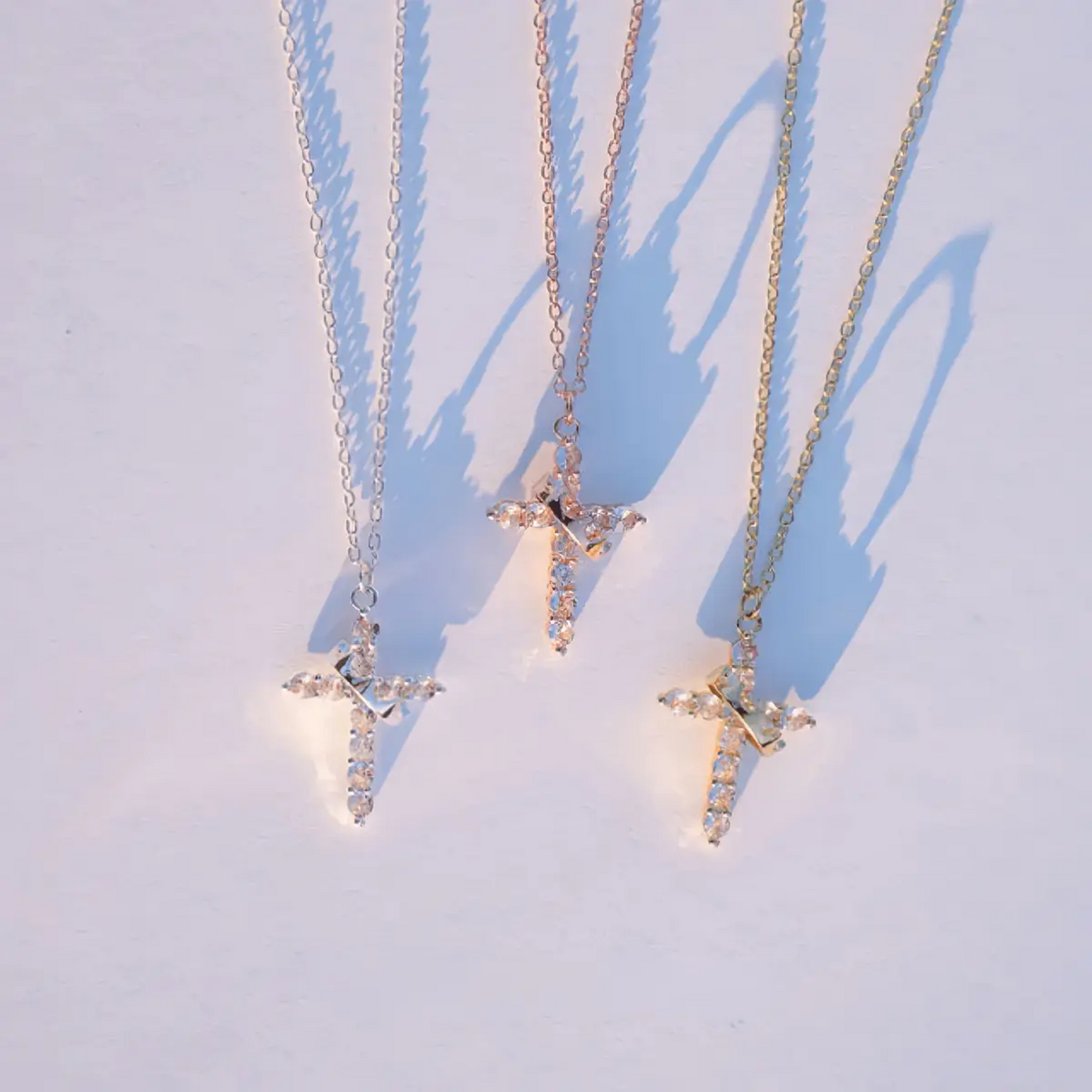 Crown Cross Faith Necklace