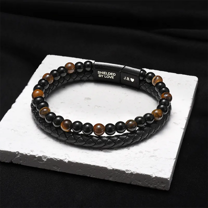 Son's Shield – Tiger Eye Bracelet
