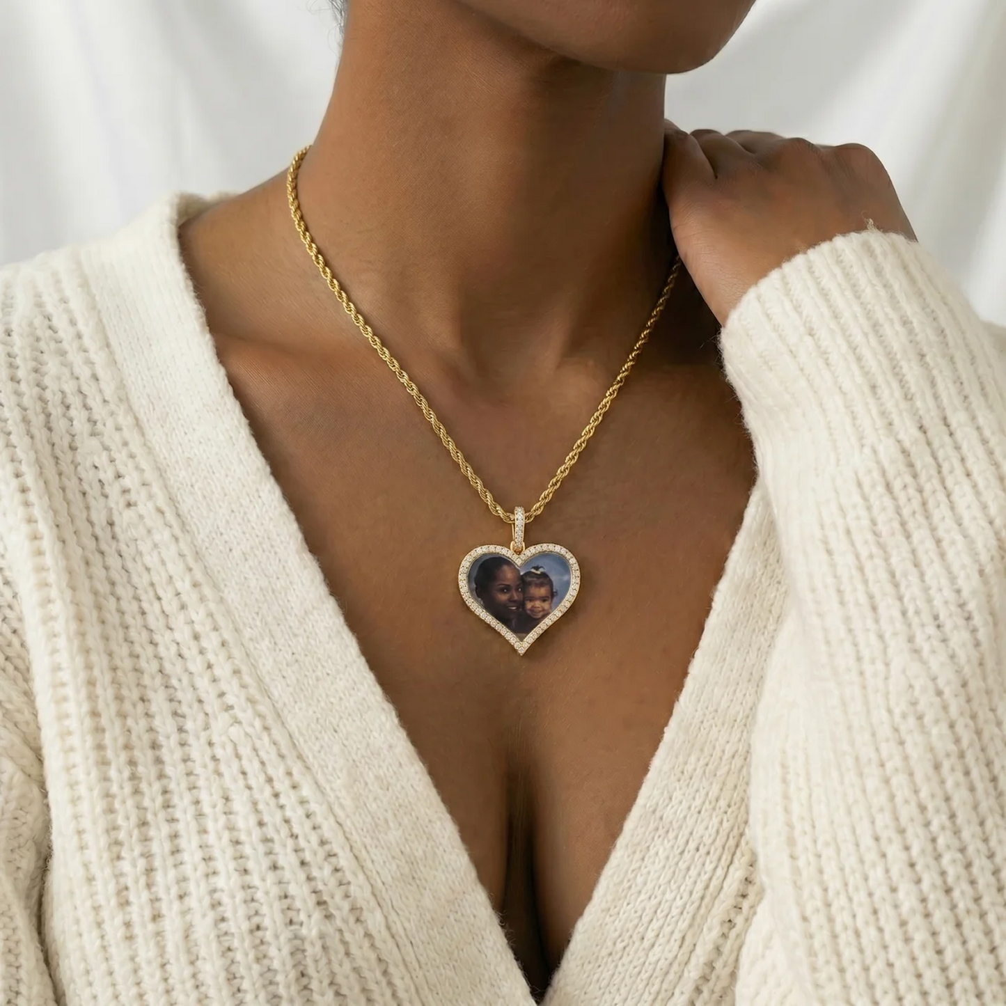 Iced Photo Pendant
