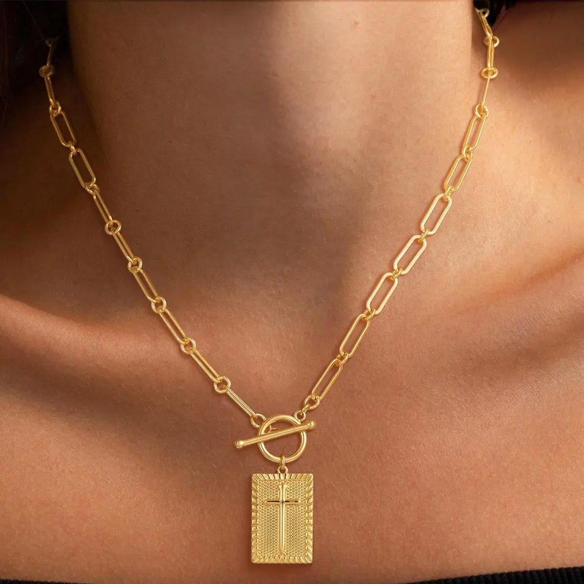 Charm Cross Necklace
